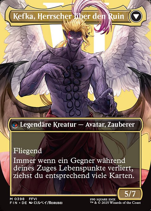 Kefka, Court Mage // Kefka, Ruler of Ruin - Verso