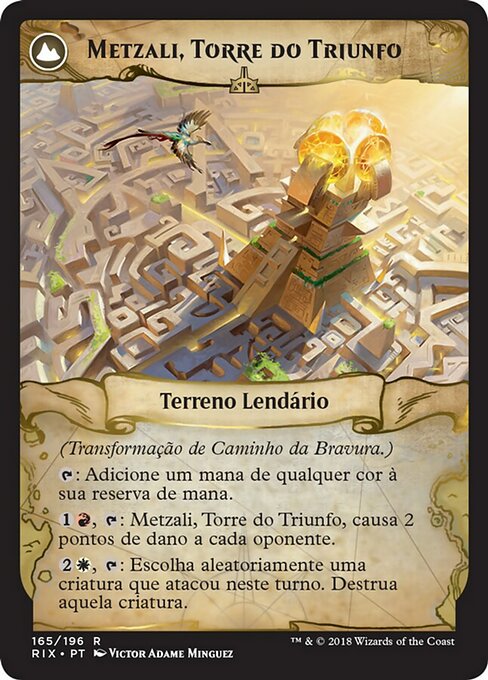 Path of Mettle // Metzali, Tower of Triumph - Verso