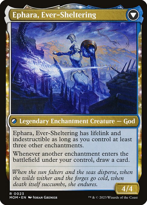 Invasion of Theros // Ephara, Ever-Sheltering - Verso