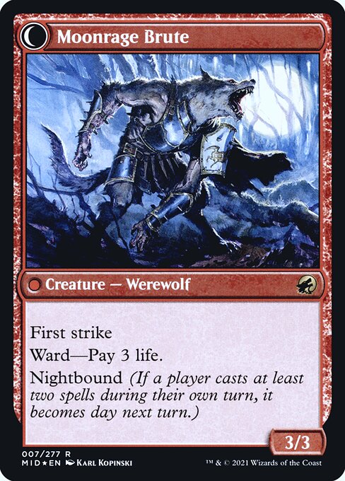 Brutal Cathar // Moonrage Brute - Verso