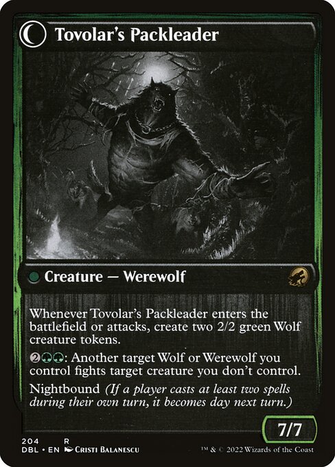 Tovolar's Huntmaster // Tovolar's Packleader - Verso