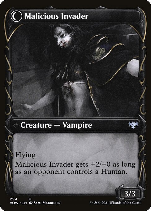 Innocent Traveler // Malicious Invader - Verso
