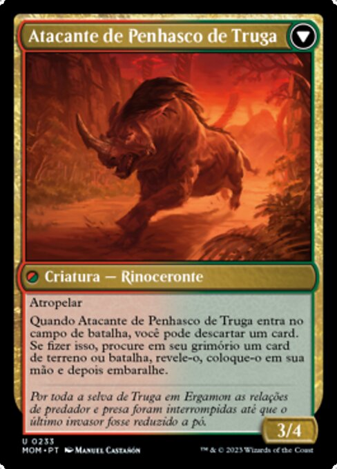 Invasion of Ergamon // Truga Cliffcharger - Verso