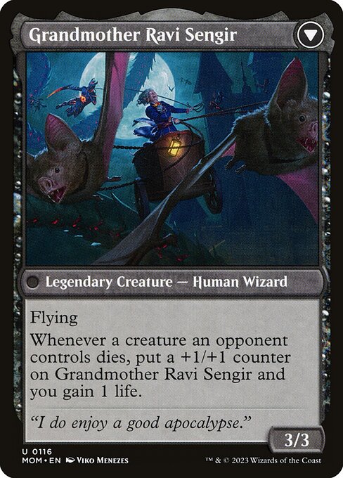 Invasion of Ulgrotha // Grandmother Ravi Sengir - Verso