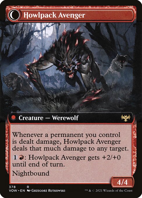 Ill-Tempered Loner // Howlpack Avenger - Verso