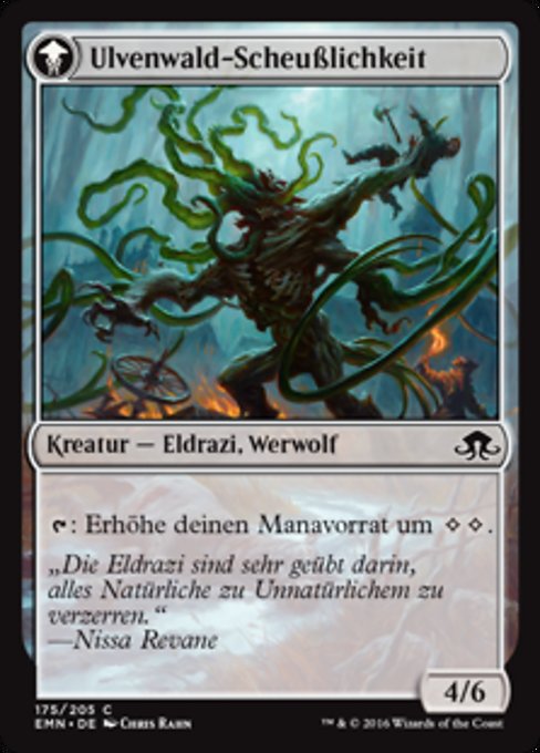 Ulvenwald Captive // Ulvenwald Abomination - Verso