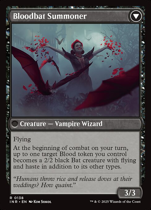 Voldaren Bloodcaster // Bloodbat Summoner - Verso