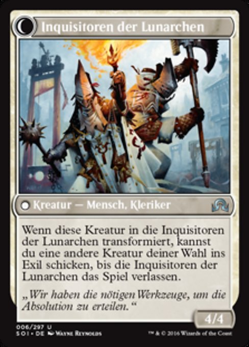 Avacynian Missionaries // Lunarch Inquisitors - Verso