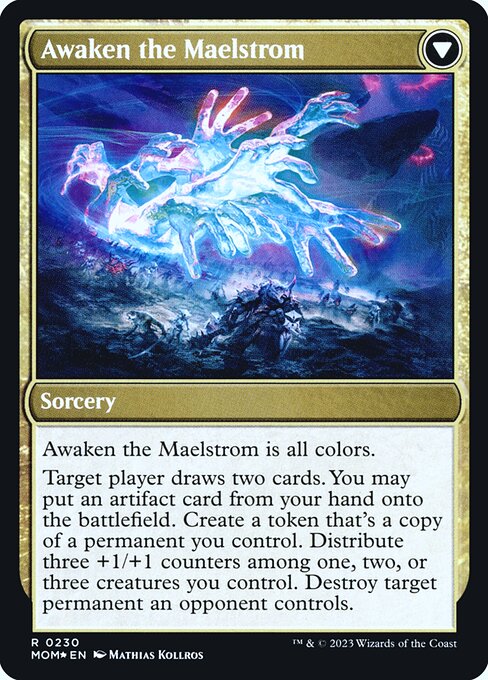 Invasion of Alara // Awaken the Maelstrom - Verso