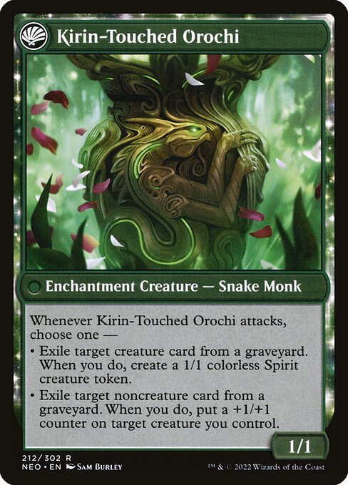 Teachings of the Kirin // Kirin-Touched Orochi - Verso