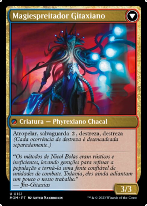 Khenra Spellspear // Gitaxian Spellstalker - Verso