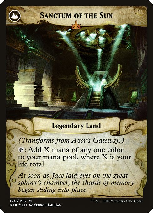 Azor's Gateway // Sanctum of the Sun - Verso