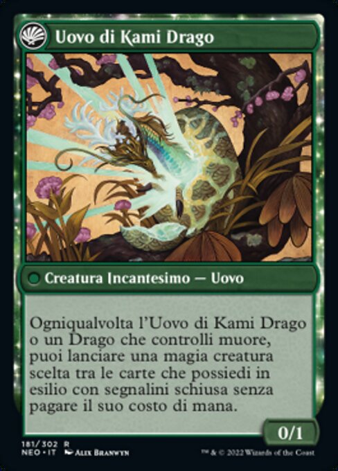 The Dragon-Kami Reborn // Dragon-Kami's Egg - Verso