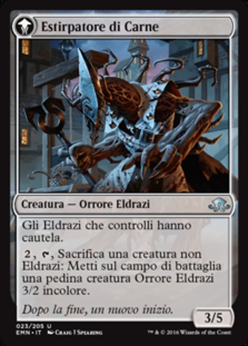 Extricator of Sin // Extricator of Flesh - Verso