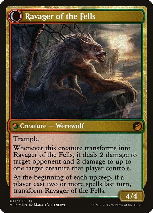 Huntmaster of the Fells // Ravager of the Fells - Verso