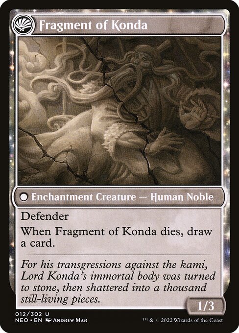 The Fall of Lord Konda // Fragment of Konda - Verso
