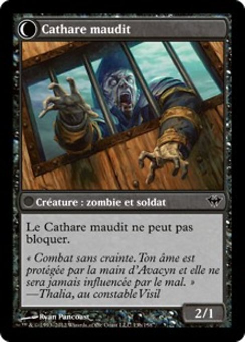 Loyal Cathar // Unhallowed Cathar - Verso
