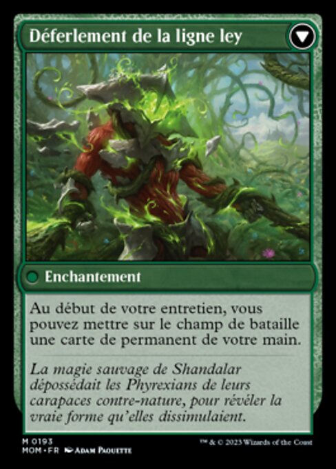 Invasion of Shandalar // Leyline Surge - Verso