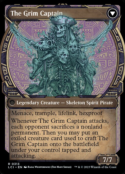 Throne of the Grim Captain // The Grim Captain - Verso