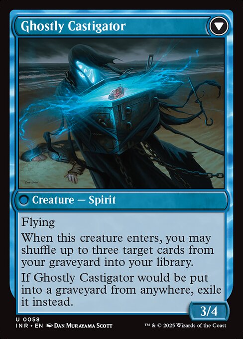 Covetous Castaway // Ghostly Castigator - Verso