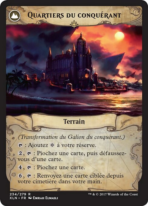 Conqueror's Galleon // Conqueror's Foothold - Verso