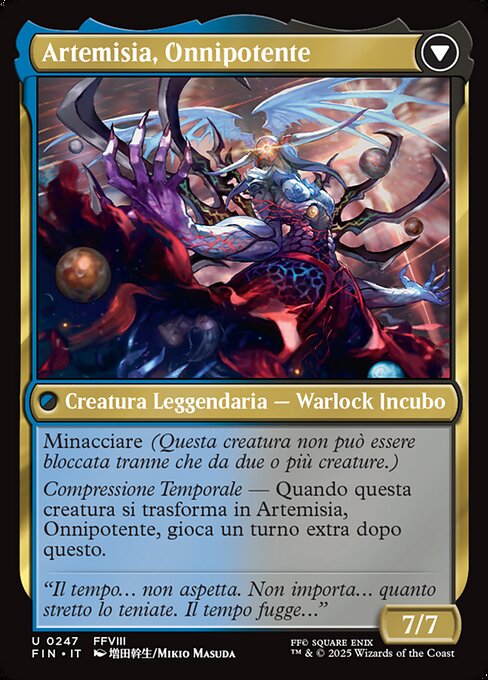 Ultimecia, Time Sorceress // Ultimecia, Omnipotent - Verso