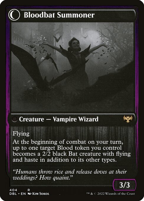 Voldaren Bloodcaster // Bloodbat Summoner - Verso