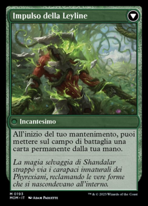 Invasion of Shandalar // Leyline Surge - Verso