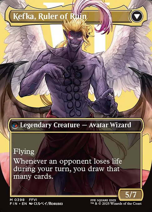 Kefka, Court Mage // Kefka, Ruler of Ruin - Verso