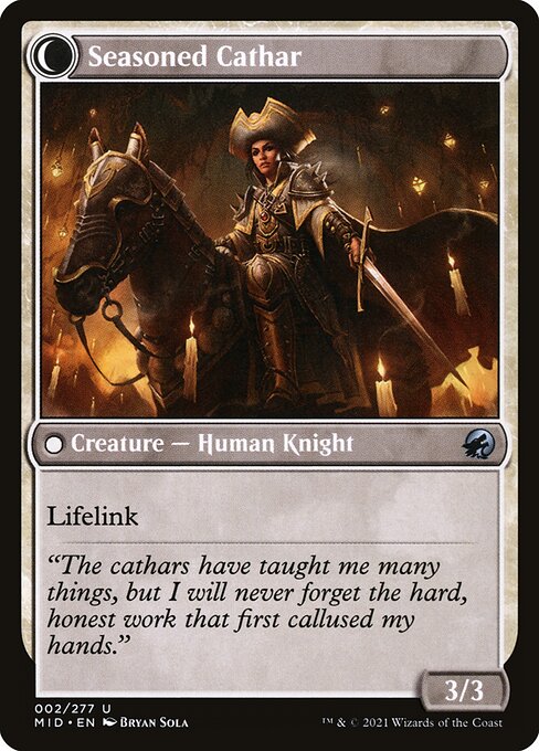 Ambitious Farmhand // Seasoned Cathar - Verso