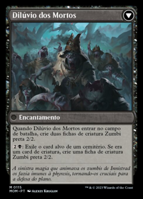 Invasion of Innistrad // Deluge of the Dead - Verso
