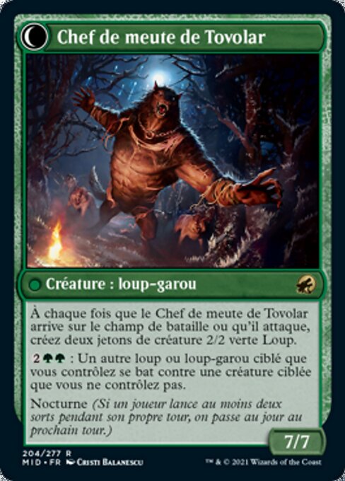 Tovolar's Huntmaster // Tovolar's Packleader - Verso