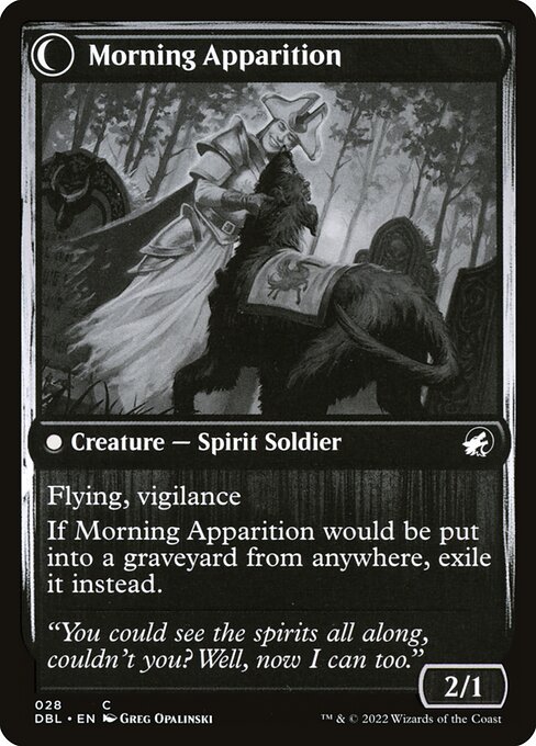 Mourning Patrol // Morning Apparition - Verso