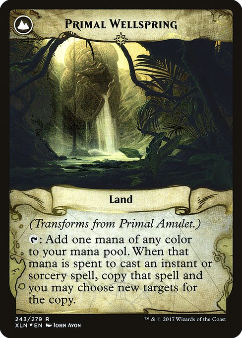 Primal Amulet // Primal Wellspring - Verso