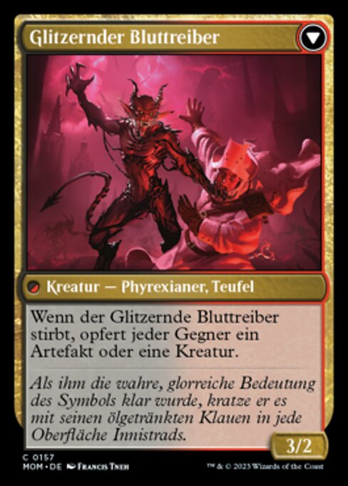 Pyretic Prankster // Glistening Goremonger - Verso