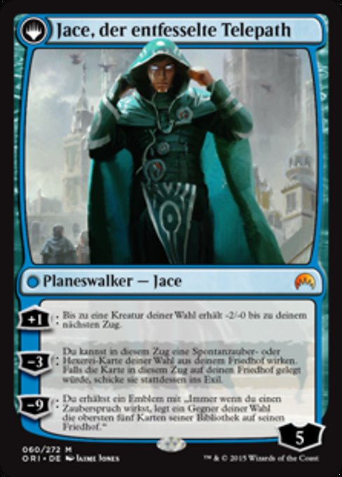 Jace, Vryn's Prodigy // Jace, Telepath Unbound - Verso