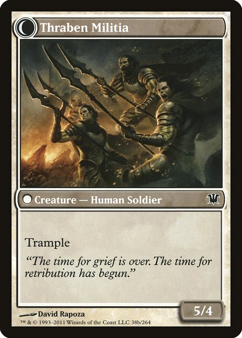 Thraben Sentry // Thraben Militia - Verso