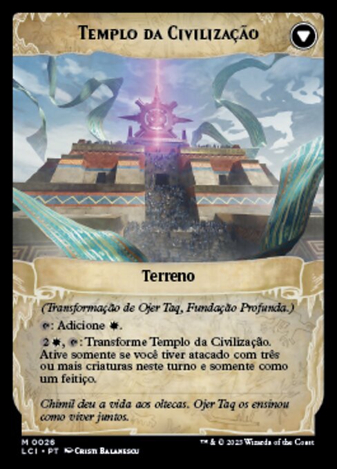 Ojer Taq, Deepest Foundation // Temple of Civilization - Verso