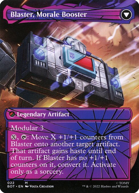 Blaster, Combat DJ // Blaster, Morale Booster - Verso