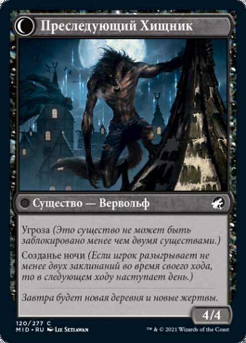 Shady Traveler // Stalking Predator - Verso