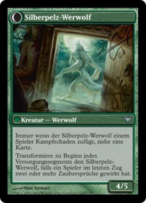 Lambholt Elder // Silverpelt Werewolf - Verso