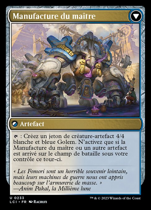 Master's Guide-Mural // Master's Manufactory - Verso