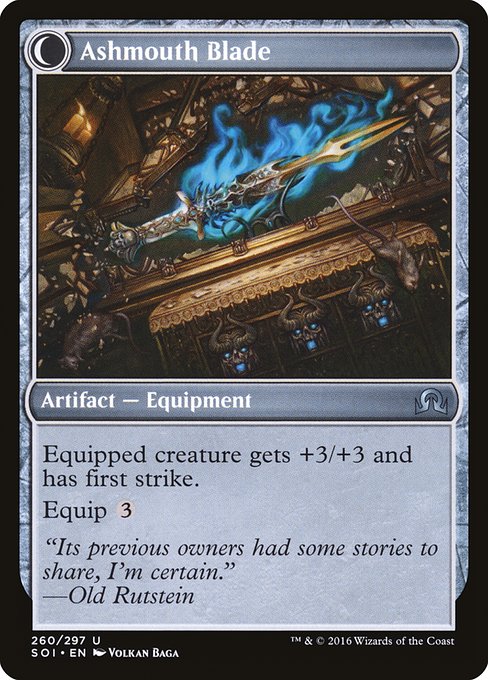 Neglected Heirloom // Ashmouth Blade - Verso