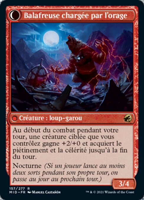 Reckless Stormseeker // Storm-Charged Slasher - Verso