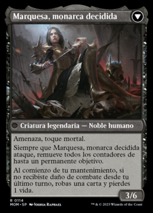 Invasion of Fiora // Marchesa, Resolute Monarch - Verso