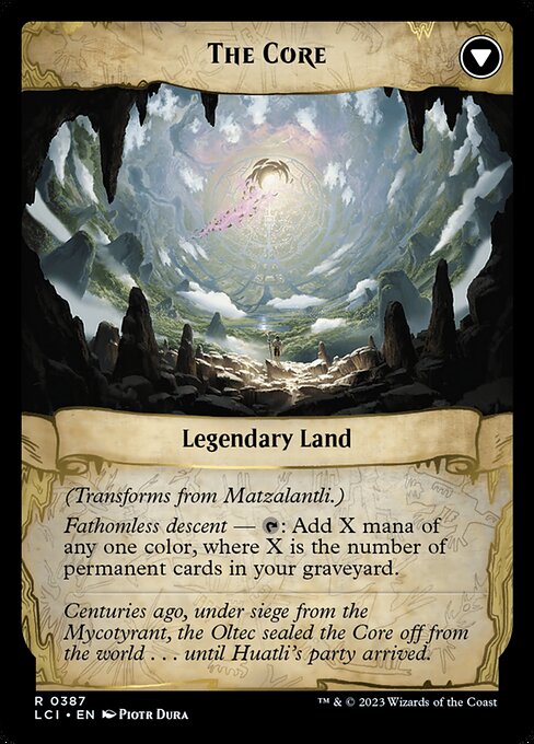 Matzalantli, the Great Door // The Core - Verso