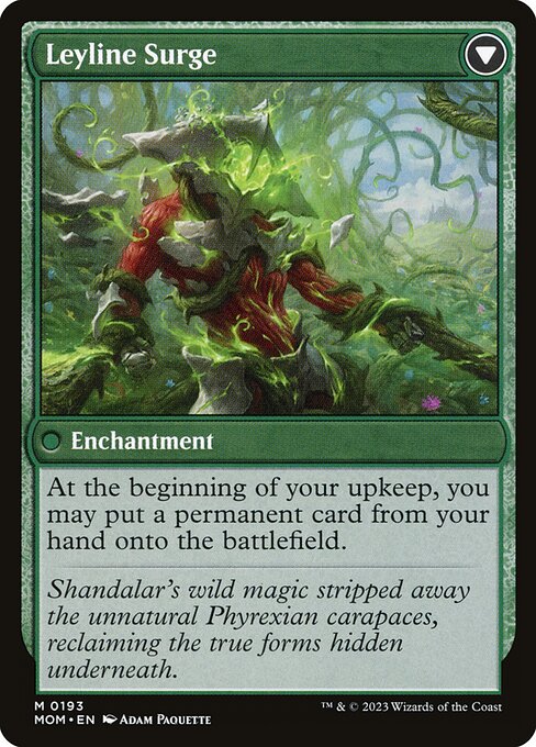 Invasion of Shandalar // Leyline Surge - Verso