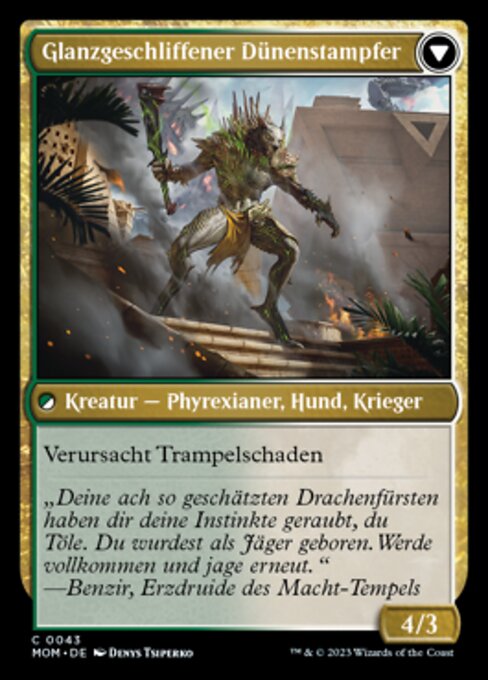 Tarkir Duneshaper // Burnished Dunestomper - Verso