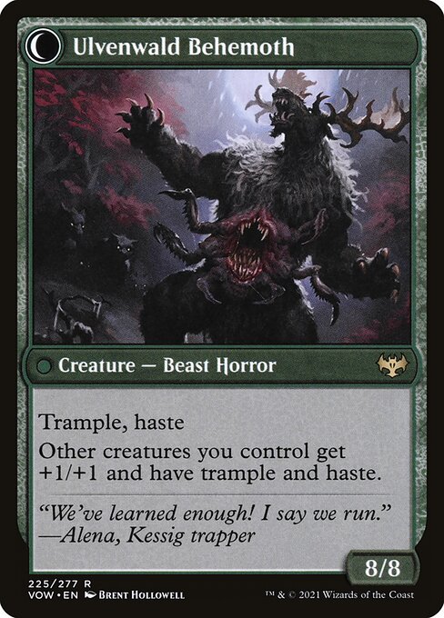 Ulvenwald Oddity // Ulvenwald Behemoth - Verso