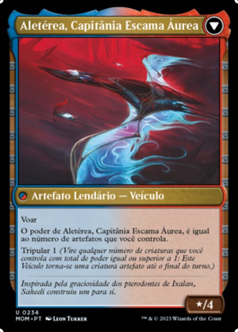 Invasion of Kaladesh // Aetherwing, Golden-Scale Flagship - Verso
